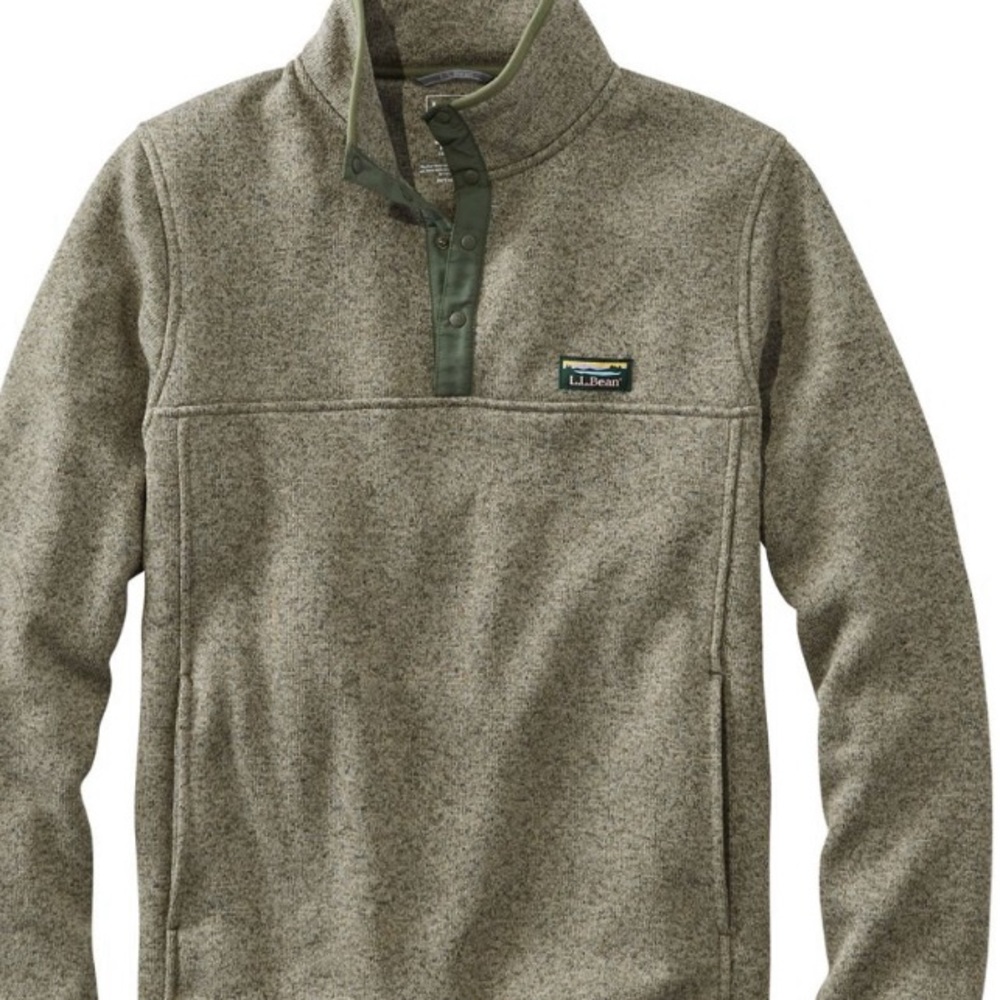 Men's L.L.Bean Sweater Fleece Pullover large